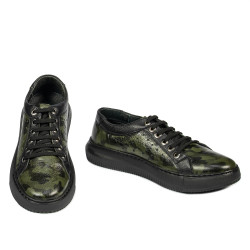 Zapatos casuales/deportivos para hombre 841-1 verde camuflaje