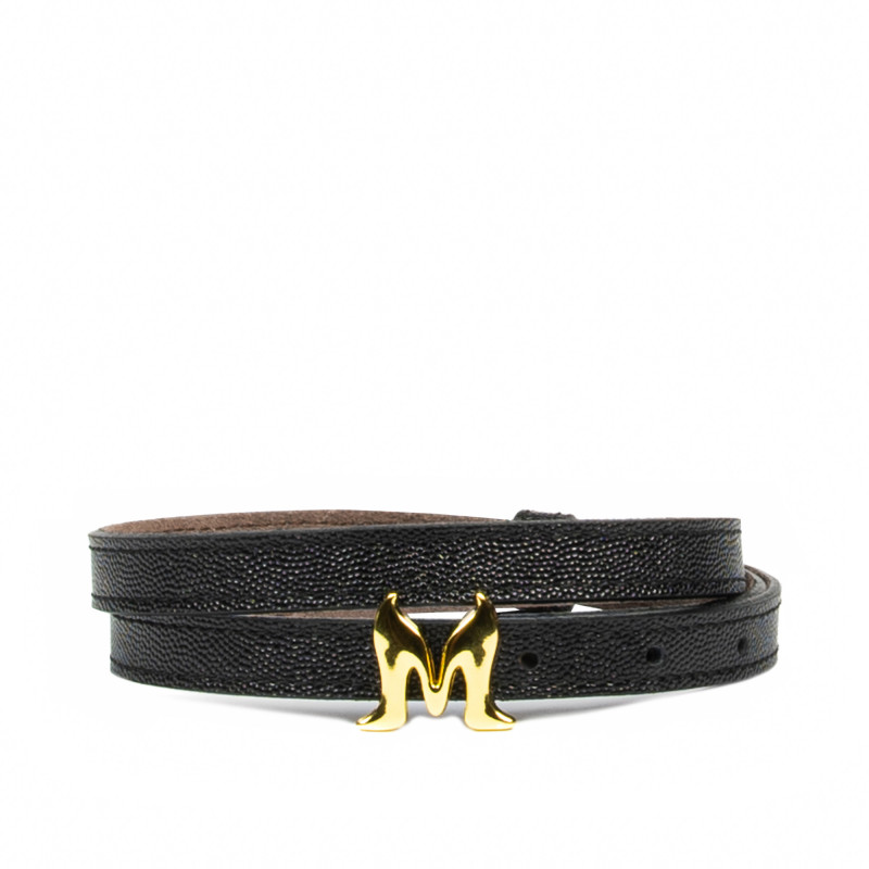 Cinturón mujer 42mc negro caviar
