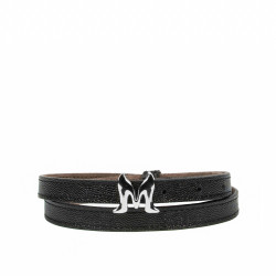 Cinturón dama 42-1mc negro caviar