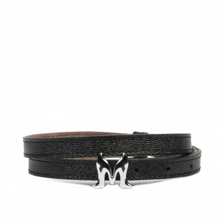 Cinturón dama 42-1mc negro caviar