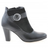 Botines de mujer 1123 negro combinado