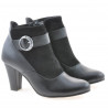 Botines de mujer 1123 negro combinado