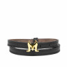 Cinturón de mujer 42mc biz negro