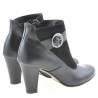 Botines de mujer 1123 negro combinado