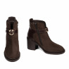 Botas de mujer 3400 bufo café combinado