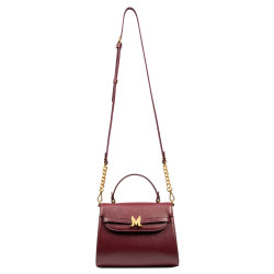 Bolso de mujer de hombro 033g burdeos