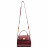 Bolso de mujer de hombro 033g burdeos