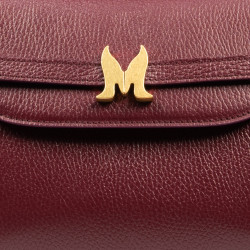 Bolso de mujer de hombro 033g burdeos