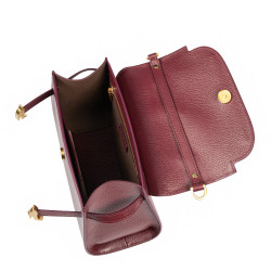 Bolso de mujer de hombro 033g burdeos