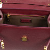 Bolso de mujer de hombro 033g burdeos
