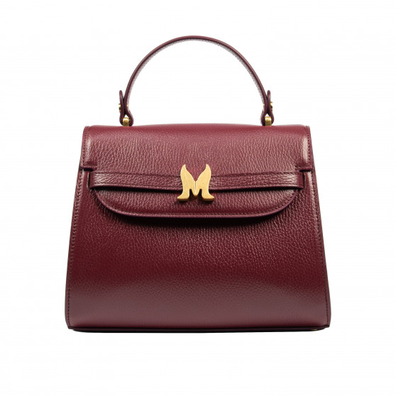 Bolso de mujer de hombro 033g burdeos