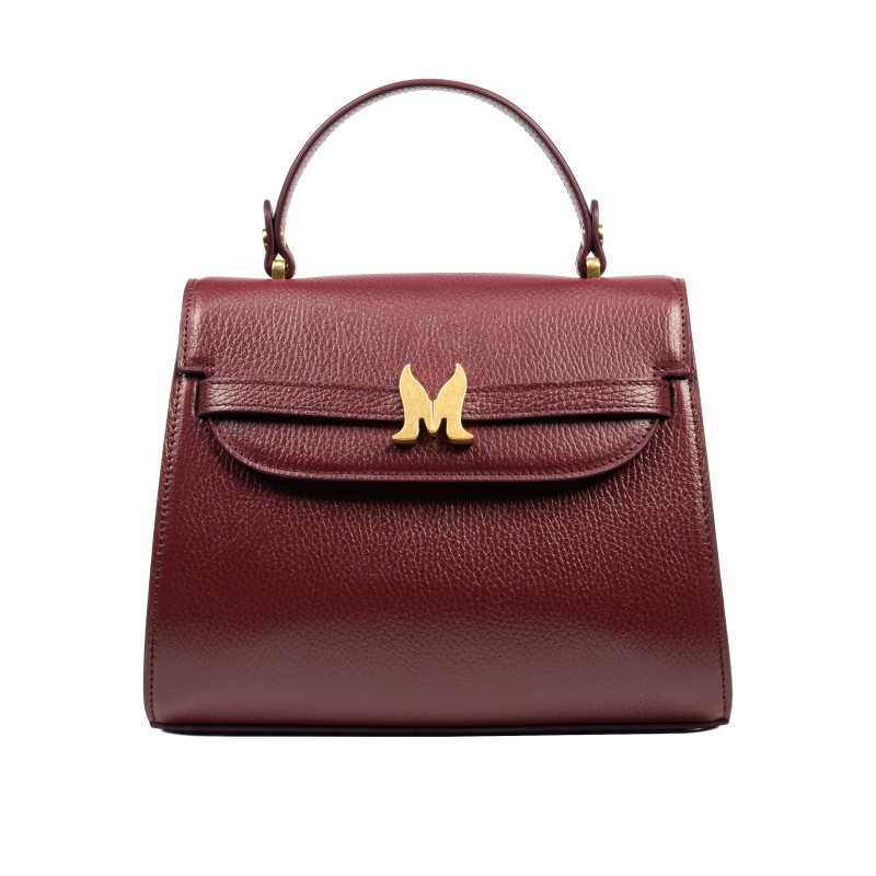 Bolso de mujer de hombro 033g burdeos