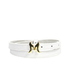 Cinturón mujer 42mc croco blanco