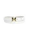Cinturón mujer 42mc croco blanco