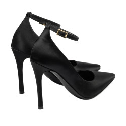 Zapatos elegantes para mujer 1311 satén negro