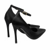 Zapatos elegantes para mujer 1311 satén negro