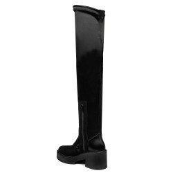 Botas mujer 3405 bufo negro combinado