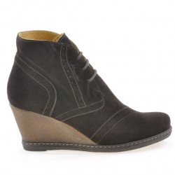 Botines mujer 3230-1 café ante