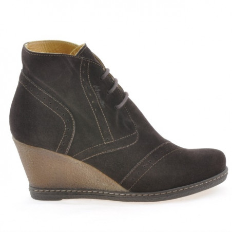 Botines mujer 3230-1 café ante