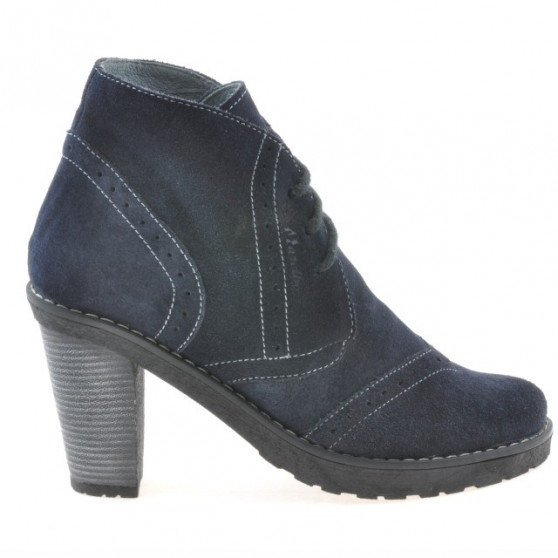 Botas de mujer 3230 terciopelo índigo