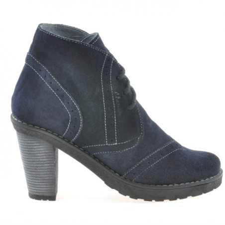 Botas de mujer 3230 terciopelo índigo