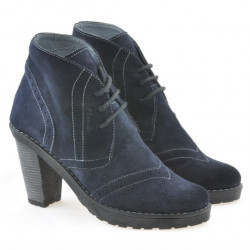 Botas de mujer 3230 terciopelo índigo