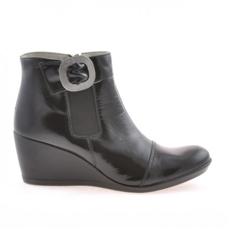 Botines de mujer 238 charol negro