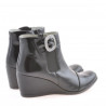 Botines de mujer 238 charol negro