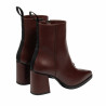 Botines con tacón para mujer 1401 marrón