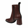 Botines con tacón para mujer 1401 marrón