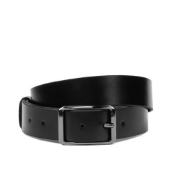 Cinturón hombre 75b negro brillante