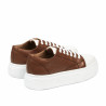 Zapatillas deportivas mujer 6083 marrón combinado