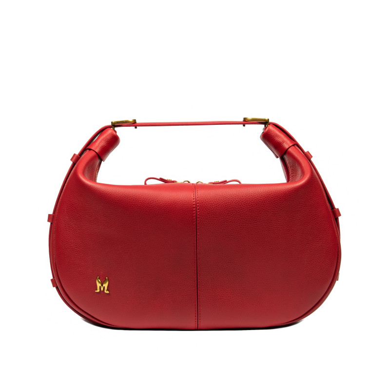 Bolso de mano para dama 038g rojo caviar