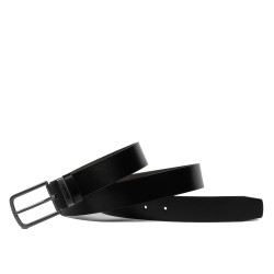 Cinturón hombre 73b negro brillante