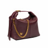 Bolso de mano para mujer 037g burdeos