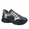 Zapatillas deportivas mujer 6038 índigo combinado