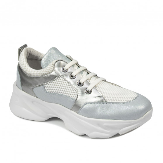 Zapatillas deportivas mujer 6038 azul perla combinado