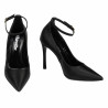 Zapatos elegantes para mujer 1311 satén negro