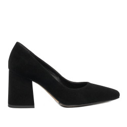 Zapatos elegantes de mujer 1315 negro terciopelo