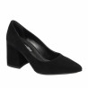 Zapatos elegantes de mujer 1315 negro terciopelo