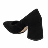 Zapatos elegantes de mujer 1315 negro terciopelo