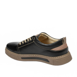 Zapatos casuales para hombre 982 negro combinado