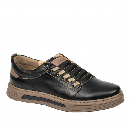 Zapatos casuales para hombre 982 negro combinado