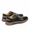 Zapatos casuales para hombre 982 negro combinado