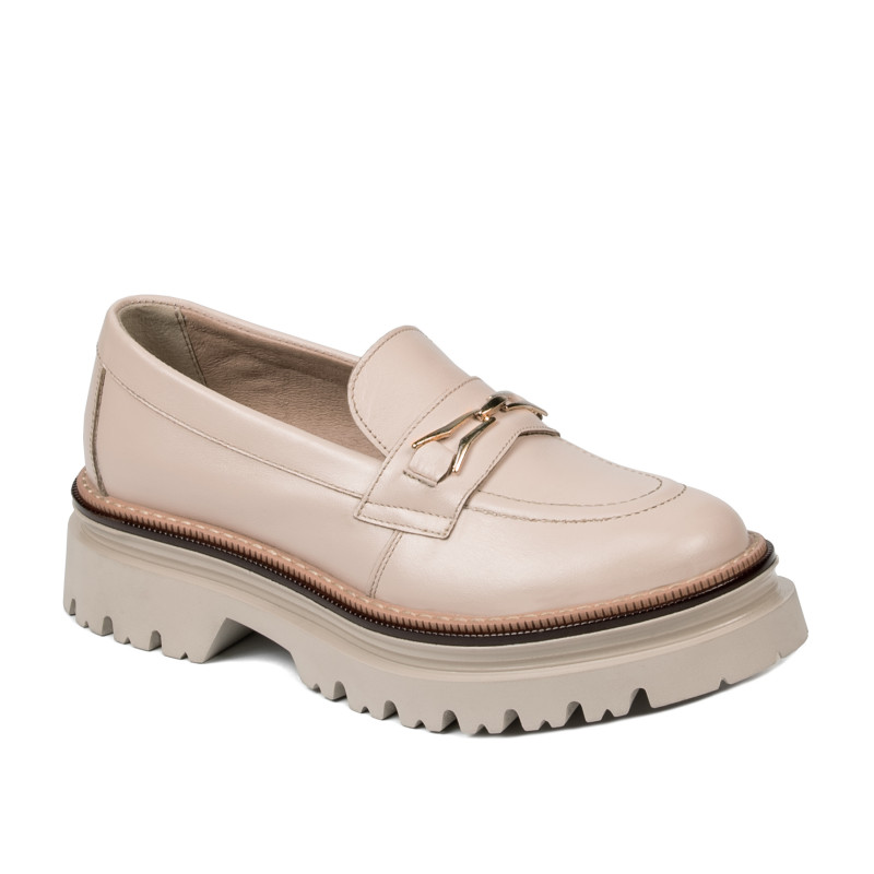 Zapatos casuales mujer 6086 crema