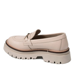 Zapatos casuales mujer 6086 crema