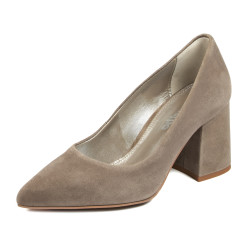 Zapatos elegantes de mujer 1315 arena terciopelo