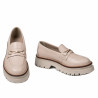 Zapatos casuales mujer 6086 crema