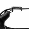 Bolso de mano para mujer 037g 01 gamuza negra