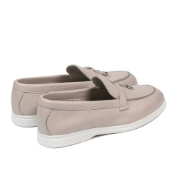 Mocasines de mujer 6082 blanco porcelana